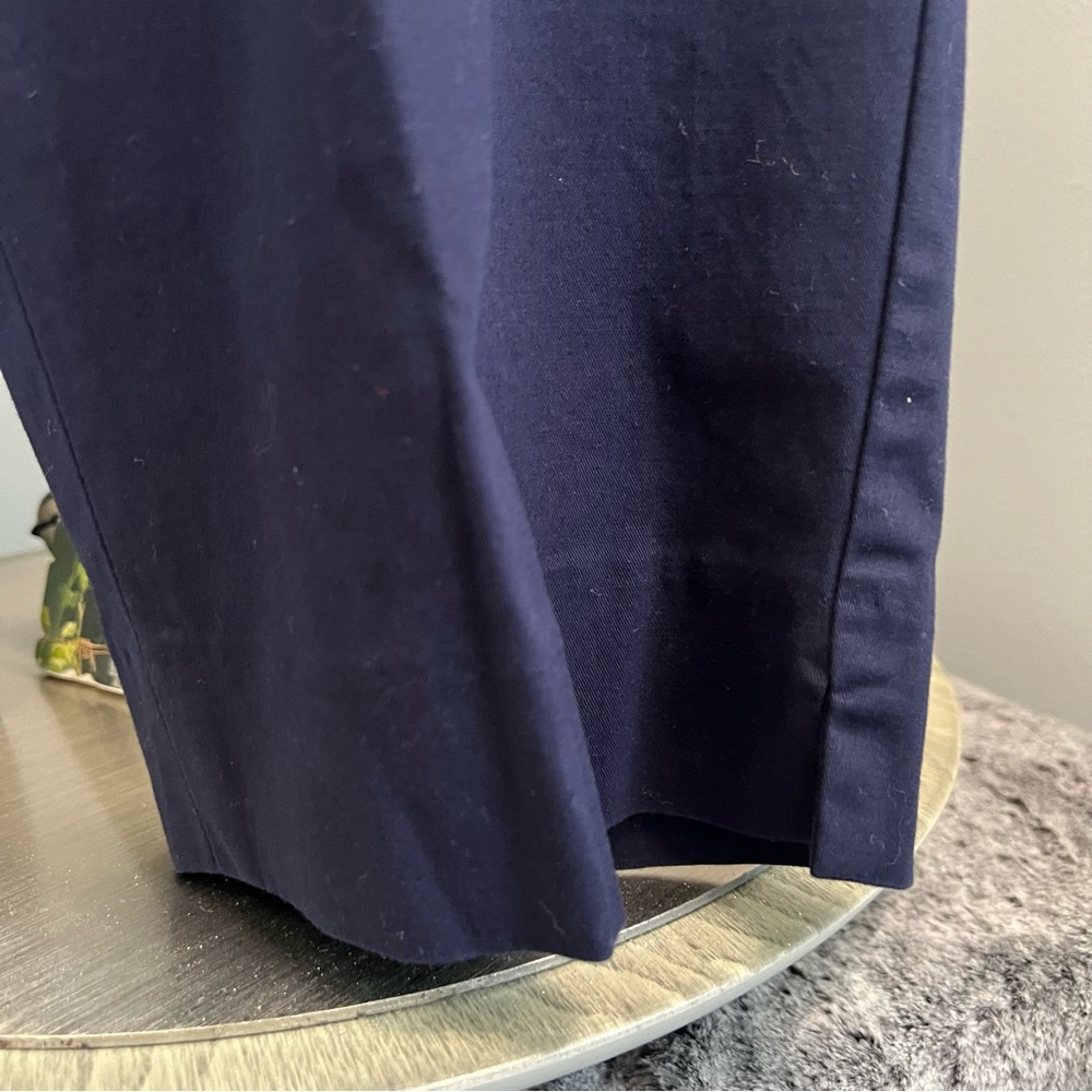 Talbots Heritage 16W Navy Blue Straight Leg Cropped Pants - Picture 5 of 12